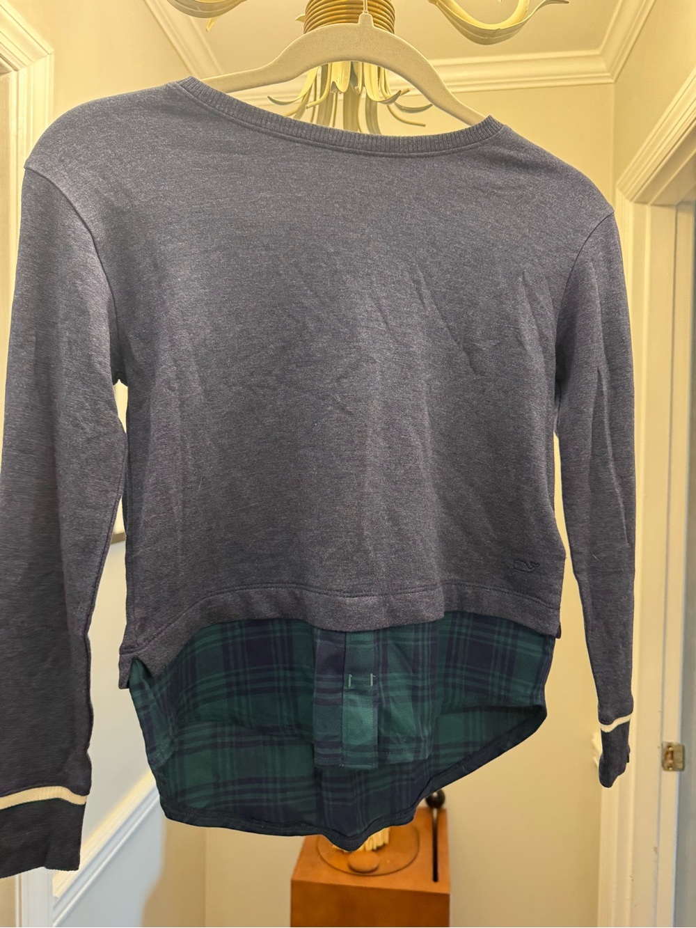 Vineyard Vines Deep Bay Heather Knit Top - Blue